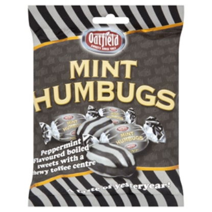 Picture of Bags Oatfield Mint Humbugs 150g x15